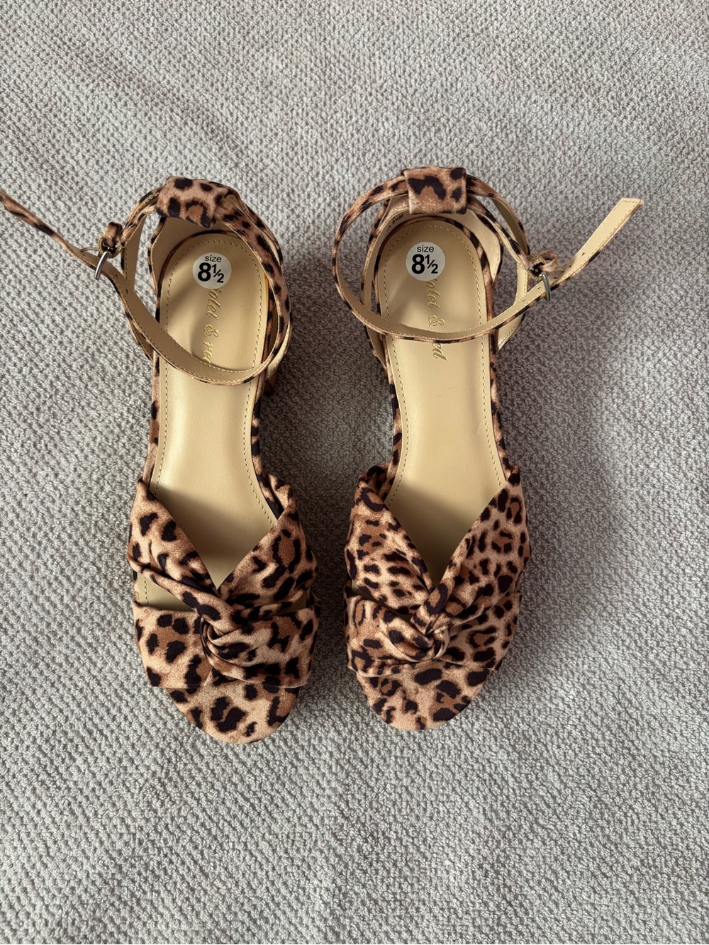 NWOT Violet & Red Women Espadrille Heels Sz 8.5 | Violet & Red Summer Heels - - Picture 7 of 9